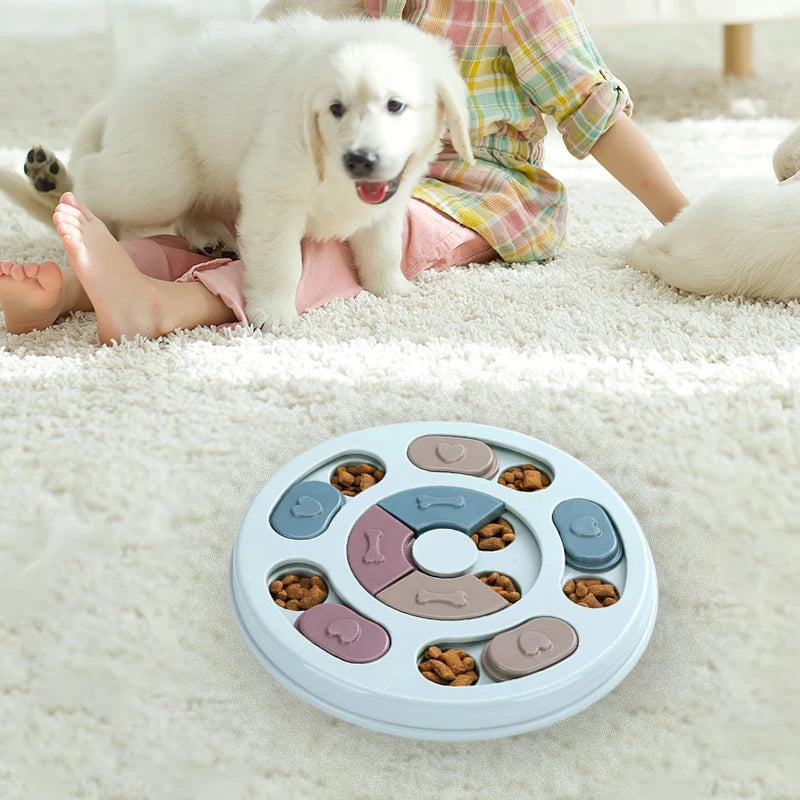 Interaktiver Futterspender – Intelligenzspielzeug für Hunde zur Förderung von Geschicklichkeit